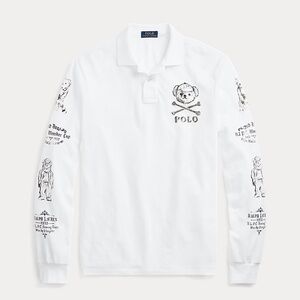 Polo by Ralph Lauren pirate bear White Long Sleeve Shirt